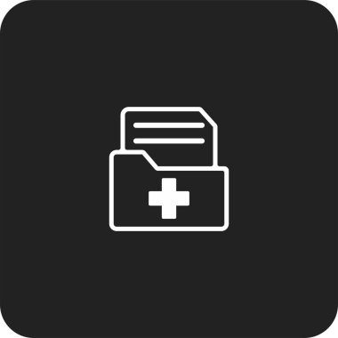 tıbbi belge simgesi, veri simgesi