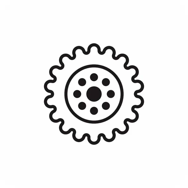 araba sproket simgesi, dişli simgesi