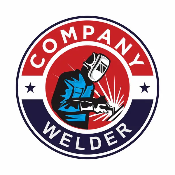 Kaynakçı logosu, kaynak logosu vektörü