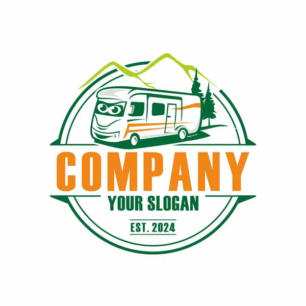 karavan macera logosu, tatil logosu