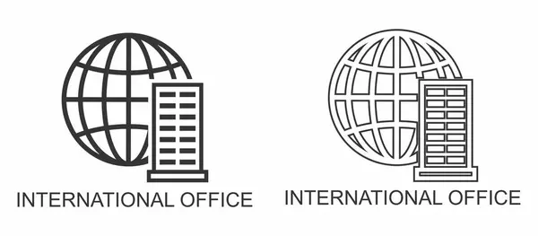 uluslararası ofis simgesi, iş simgesi