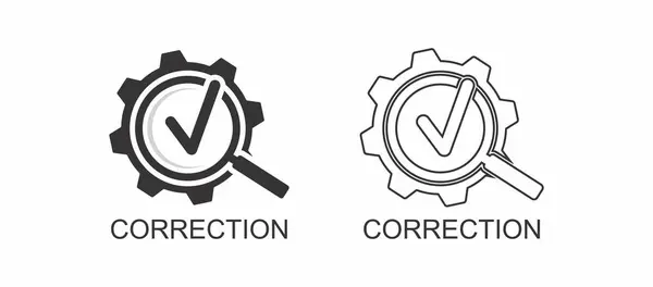 düzeltme simgesi, simge vektörünü onayla