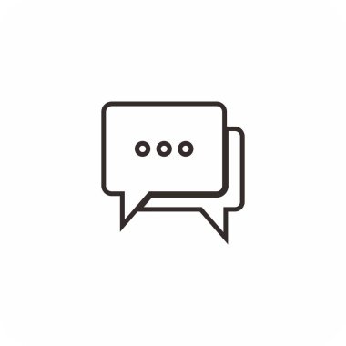 message icon , chat icon vector