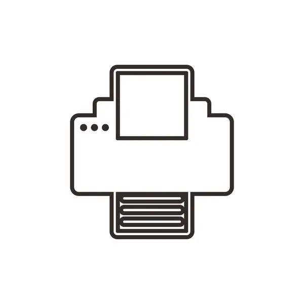 yazdırma simgesi, yazıcı simgesi vektörü