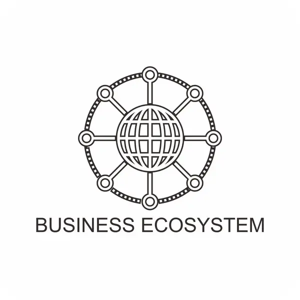 iş ekosistem simgesi, yönetim simgesi