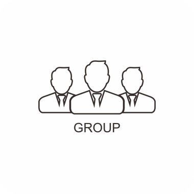 grup simgesi, çalışan simgesi vektörü