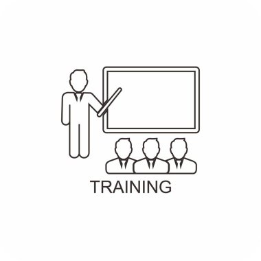 eğitim simgesi, iş simgesi vektörü