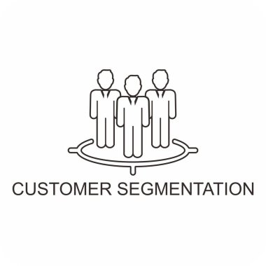 kostumer segment simgesi, iş simgesi