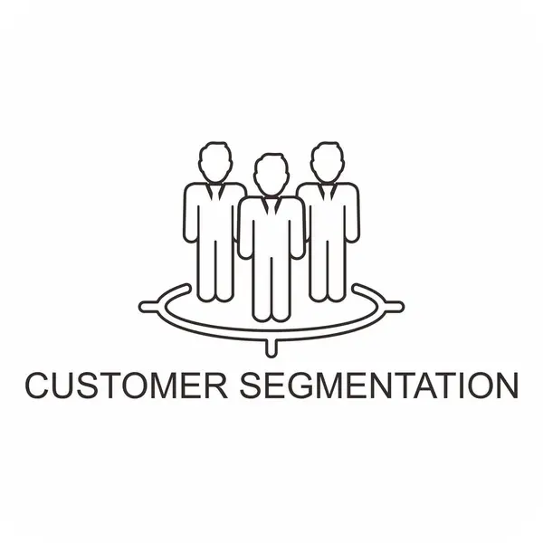 kostumer segment simgesi, iş simgesi