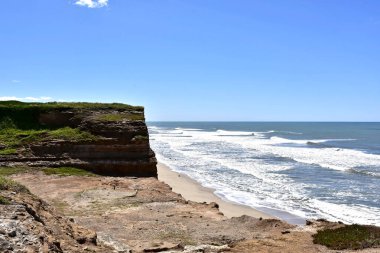 Elevated View of Chapadmalal Cliffs clipart