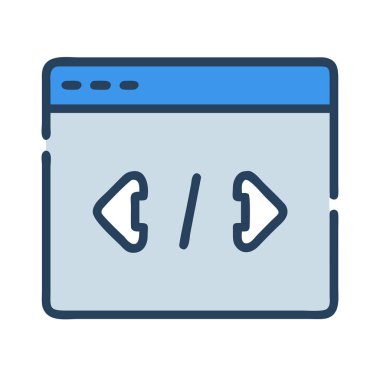 Koçanda basit ve temiz bir şekilde renkli çizgi grafikleriyle mısırın vektör çizimi. düz simge illüstrasyonu.