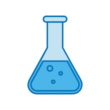 Basit bir uçak vektörü beher kabının temiz ve minimal stil düz resim çizimi.