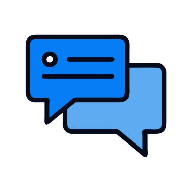 Basit bir düzlem vektörü, bir yorumun temiz ve minimal biçim düz ikon illüstrasyonundaki bir yorumu.