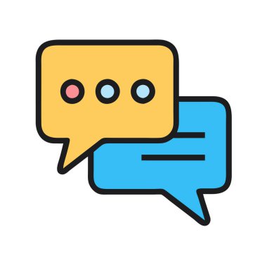 Basit bir düzlem vektörü, bir yorumun temiz ve minimal biçim düz ikon illüstrasyonundaki bir yorumu.