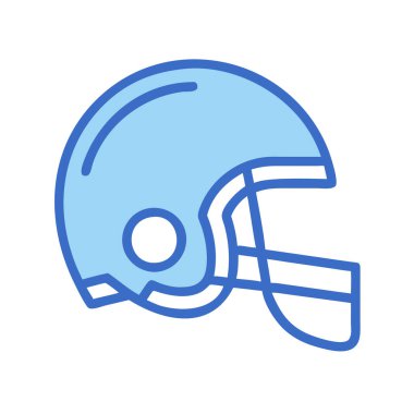 simple airplane vector clipart  of an football helmet  in a clean and minimal style flat icon illustration. clipart