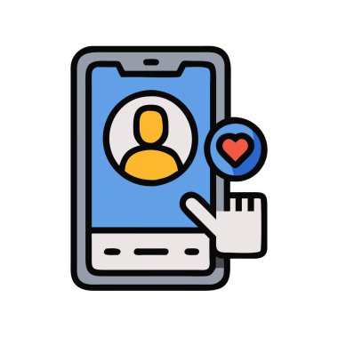 Bir arkadaşın basit bir uçak vektör clipart Temiz ve minimal stil düz ikon resimleme talep.