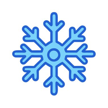 Basit bir düzlem vektörü, bir buzulun temiz ve minimal stil düz ikon illüstrasyonunda parçalanmış halidir.