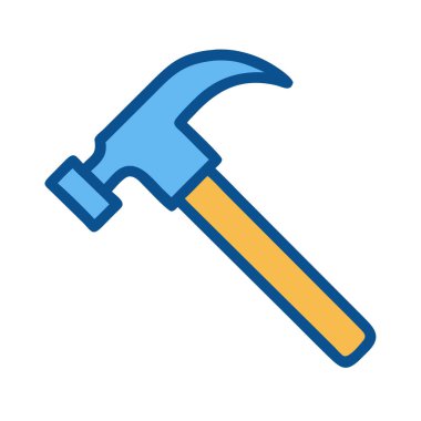 Basit bir uçak vektörü çekicin temiz ve minimal stil düz ikon illüstrasyonunda kesilmesi.