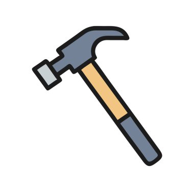 Basit bir uçak vektörü çekicin temiz ve minimal stil düz ikon illüstrasyonunda kesilmesi.