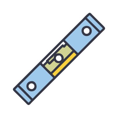 Basit bir düzlem vektör kırpma aracı temiz ve minimal stil düz resim.