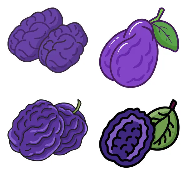 Markalaşma, menüler ve reklamlarda profesyonel ve yaratıcı kullanım için ideal olan yüksek kaliteli, çok yönlü gıda meyve paketi kavramı.