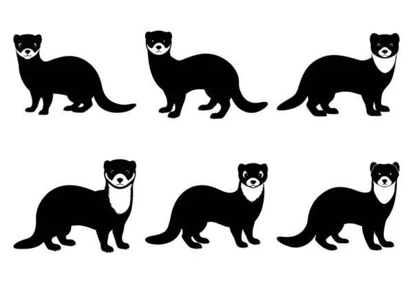 Vahşi Yaşam ve Hayvan Tasarımı İçin Gelincik Silueti Paketi