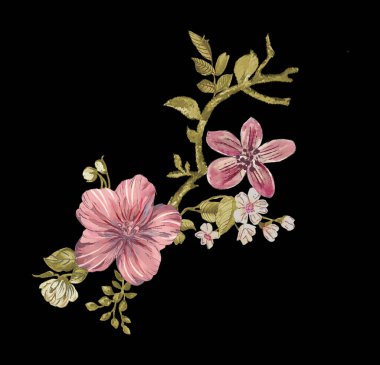 Botanik Bahçesi Vintage Çiçeği. Vintage Botanik İllüstrasyon, Vintage Flowers İllüstrasyon, Çiçek baskısı, Çiçek duvar resimleri, Scrapbook dijital kağıt