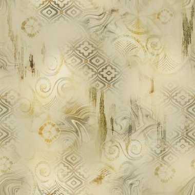 Yeni Moda Soyut Çiçeksiz Dijital Yazıcı Albüm Tasarımı Deseni