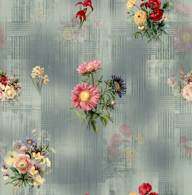 çiçek izin tasarımı desen arkaplanı