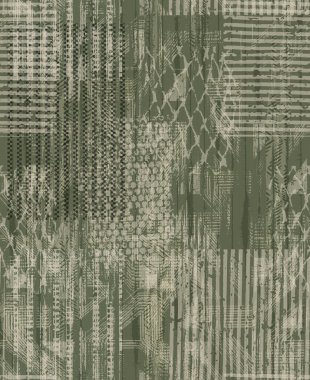 Geometrik şablon arka plan parmak izi kalıbı