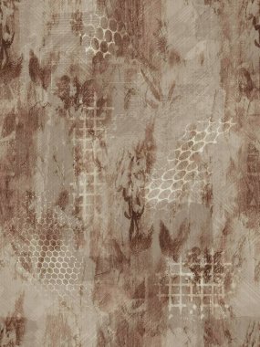 Geometrik şablon arka plan parmak izi kalıbı