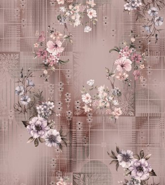 arkaplan ve sari tasarımı için çiçek izin tasarımı