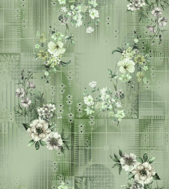 arkaplan ve sari tasarımı için çiçek izin tasarımı