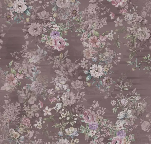 Çiçeksiz çiçek tasarımı baskısı