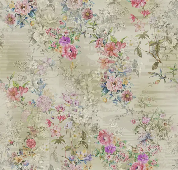 Çiçeksiz çiçek tasarımı baskısı