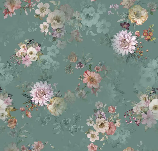 Çiçeksiz çiçek tasarımı baskısı