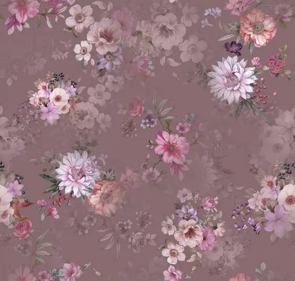 Çiçeksiz çiçek tasarımı baskısı