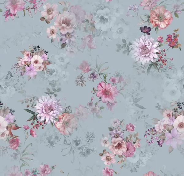 Çiçeksiz çiçek tasarımı baskısı