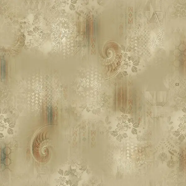 çiçek izin desen desen baskı tasarımı