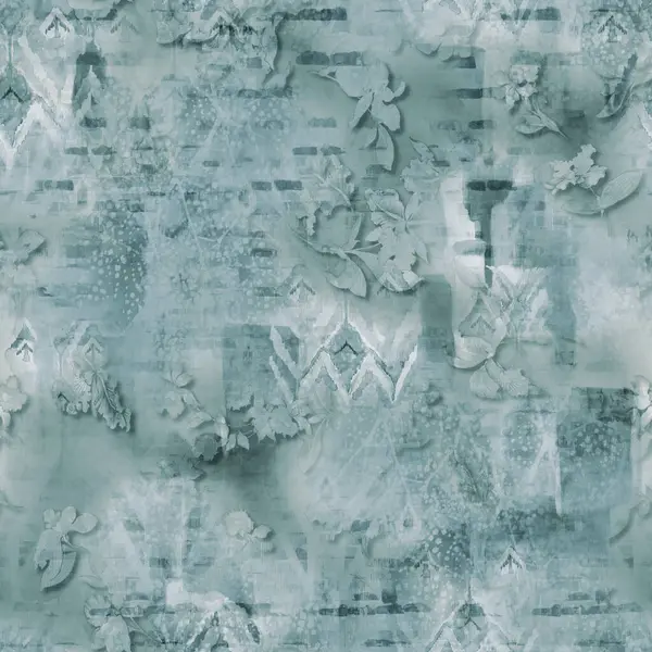 soyut geometrik arkaplan tasarım izi ve çiçek izleyici 