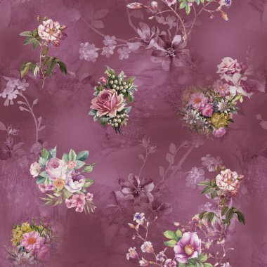 arkaplan desenli çiçek açma izni