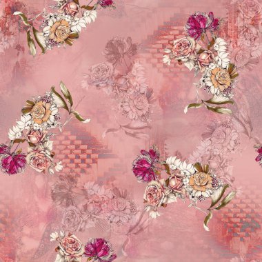 tozlu arkaplan tasarımı ve çiçek alma izni 