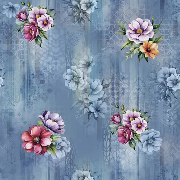 arkaplan desenli çiçek açma izni