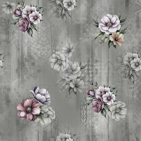 arkaplan desenli çiçek açma izni