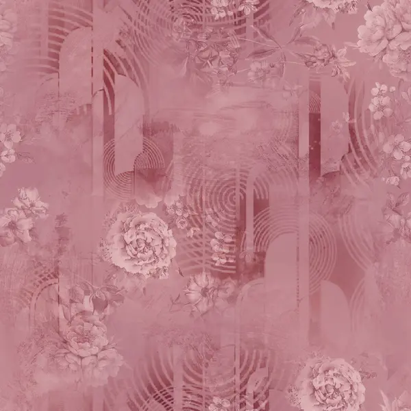 soyut desen tasarımı ve çiçek alımı 