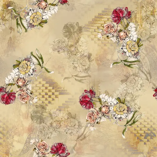 tozlu arkaplan tasarımı ve çiçek alma izni 