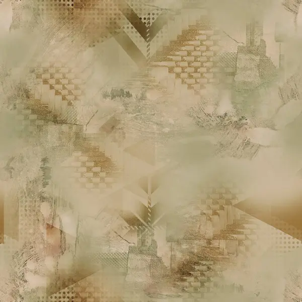 Kusursuz bir arka plan modeli. Elle çizilmiş fırça darbeleriyle soyut sanat modeli