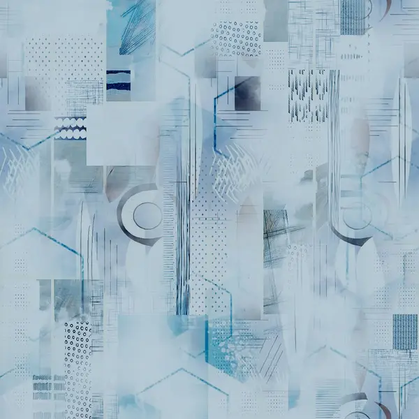 Rüya gibi soyut estetik, moda baskıları, iç dekorasyon ve el işi projeleri için uygun çağdaş çiçek tasarımı.