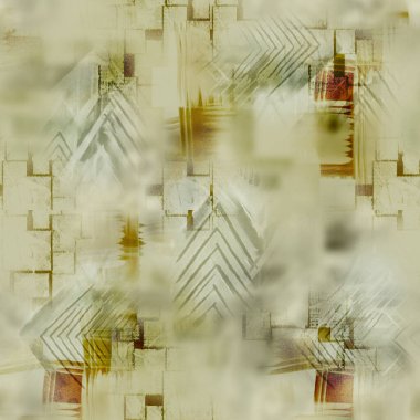 İzlenimci tarzda çizilmiş soyut yağlı boya resim, tasarımlar yaratmak.