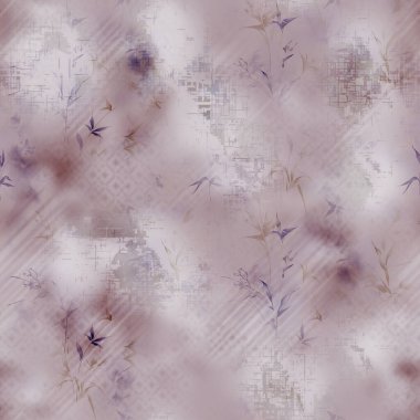 Organik şekiller ve canlı çiçeklerin hassas bir karışımı ile soyut çiçek arkaplanı, kumaş, duvar kağıdı ve baskı tasarımı için ideal.